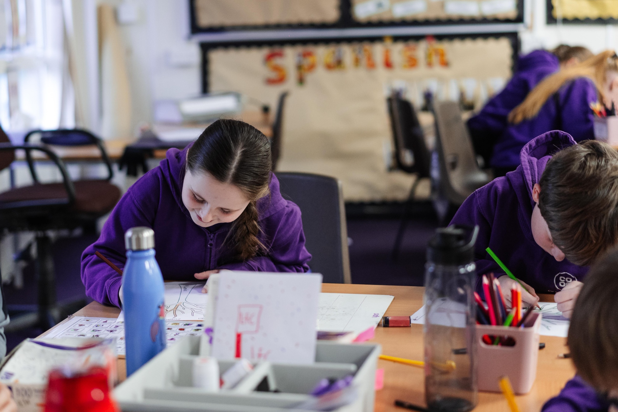 Pupils at Co-op Academy Hillside
